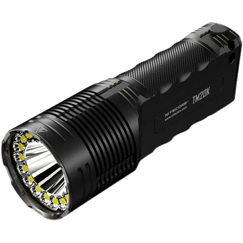 NITECORE TM20K Tactical Searchlight 19 LEDs Max 20000 lumen Beam 290m Torch USB-C Rechargeable Flashlight 21700 Li Battery Pack