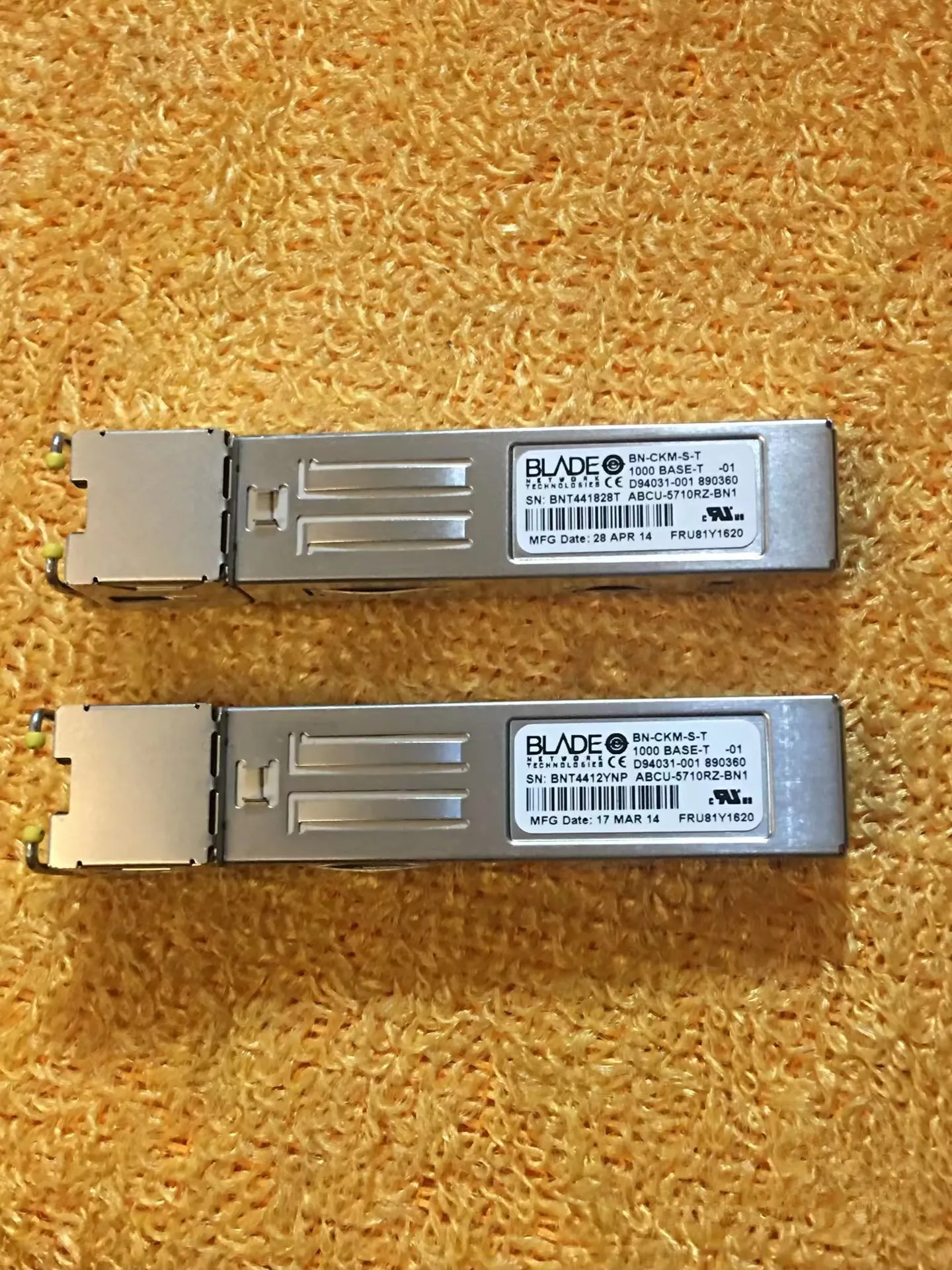BLADE RJ45 Fiber Module Sfp BN-CKM-S-T 1000BASE-T ABCU-5710RZ-BN1 890360/RJ45 волоконно-оптический модуль