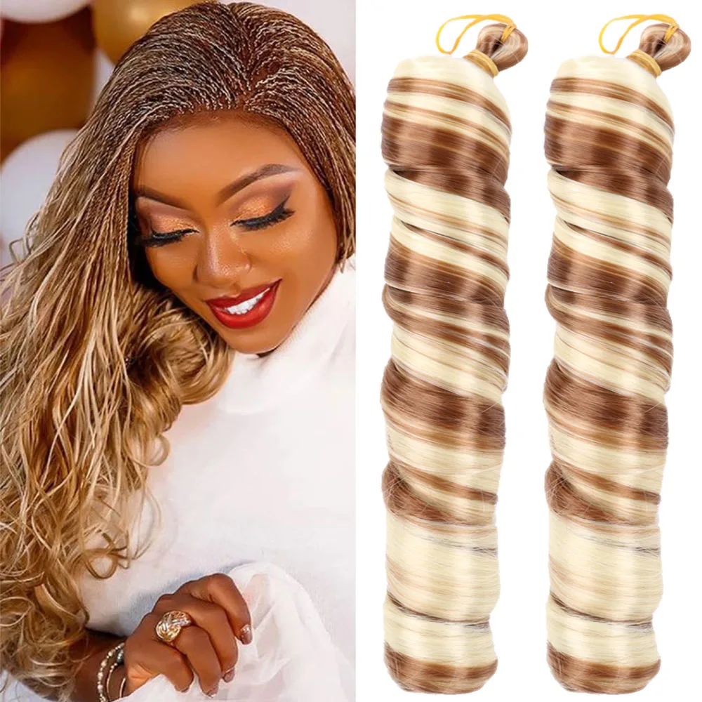 Sallyhair синтетические 22-дюймовые французские вьющиеся плетеные волосы Спиральные Кудри вязаные волосы упругие Шелковистые Косы волосы для наращивания