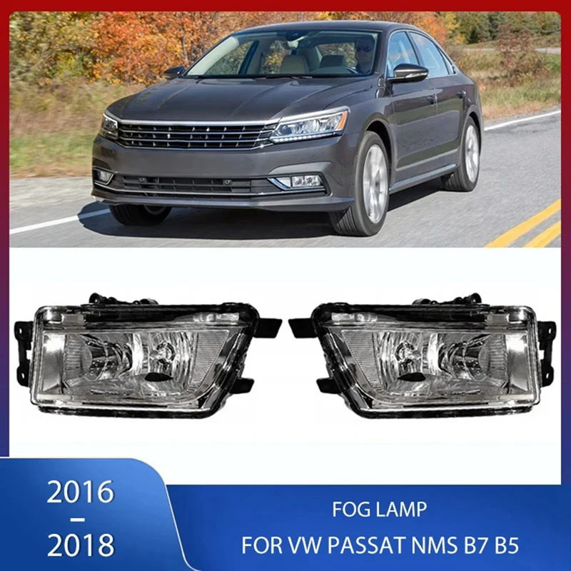 Передние левые и правые Галогенные Противотуманные фары в сборе H8 для VW Passat NMS B7