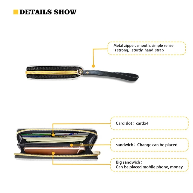 Belidome Cute Mushroom Wristlet Wallet for Womens Leather RFID Blocking Zip Around Card Holder Organizer Travel Clutch Bags