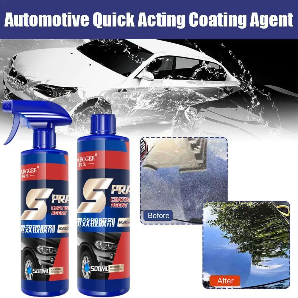 

Auto Quick Acting Coating Agent Nano Crystal Plating Glass Coating Sealing Repellent Water Paint Waxing Spray Glaze Car Age
