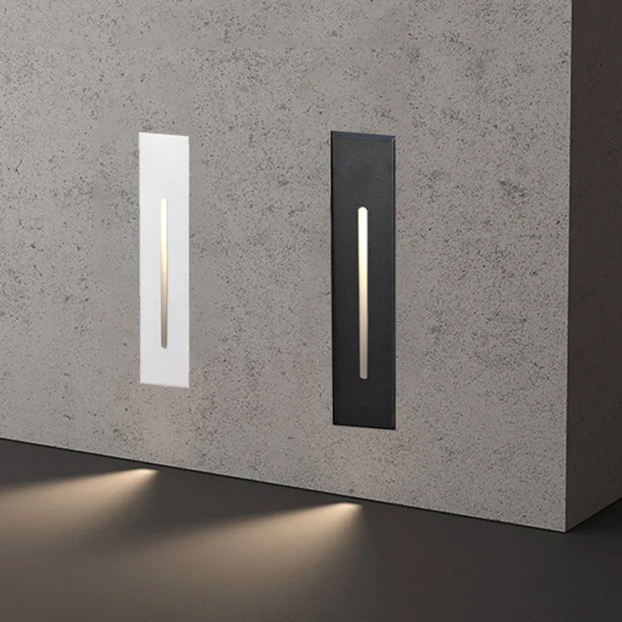 

3W Waterproof LED Wall Stairs Light PIR Motion Sensor LED Step Stair Light Outdoor LED Footlight Corridor Kitchen Night Light