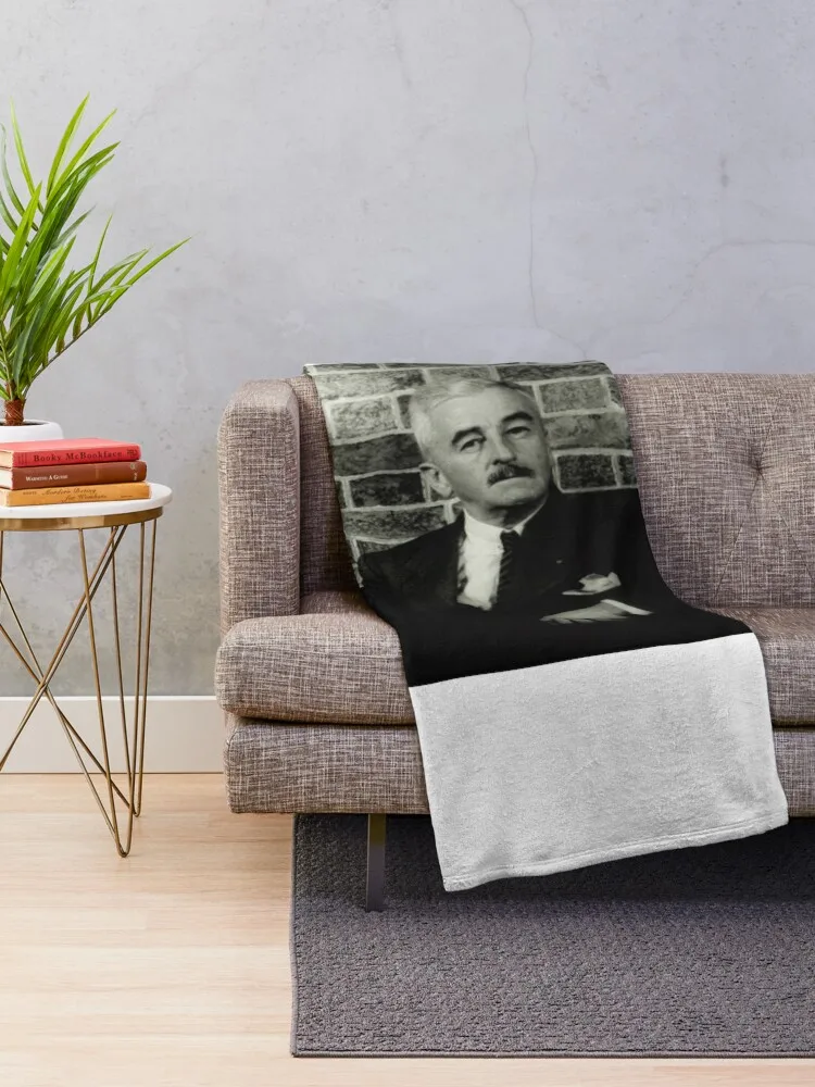 Портрет Уильяма Фолкнера от Карла Ван Веурода Плед Волосы для диванов одеяла и