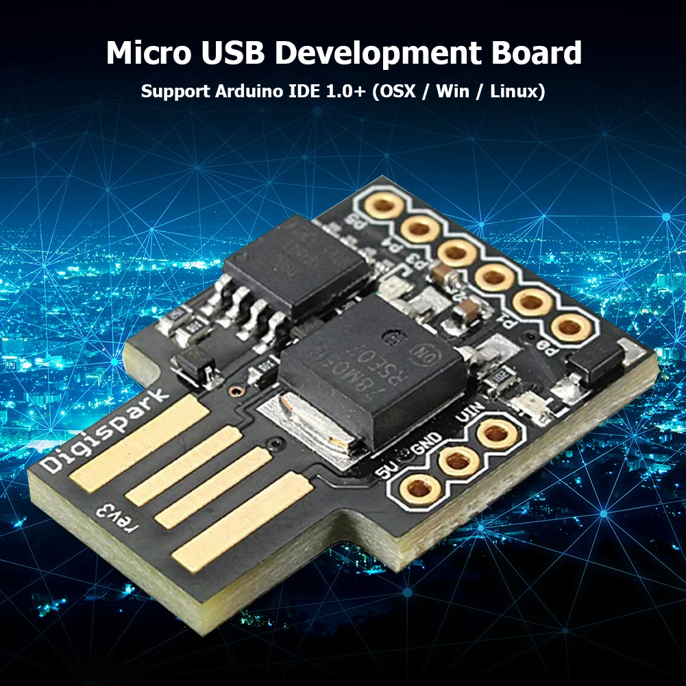 

Макетная плата 1 модуль 2 контакта ATTINY85 Digispark Kickstarter Micro USB макетная плата для Arduino IDE Универсальный Micro USB