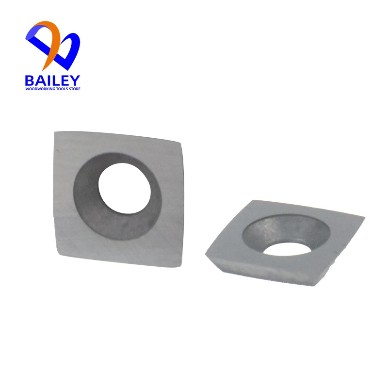 

10pcs Square Tungsten Carbide Inserts Blades Replacement Cutters for Woodworking Spiral Helical Planer Head