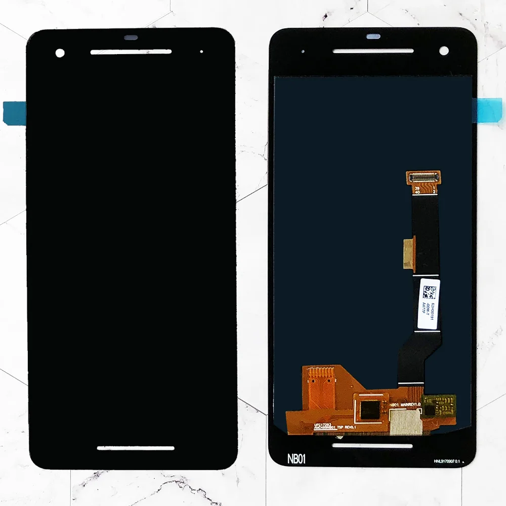 

AAA Original Tested Amoled For 5.0" HTC Google Pixel 2 LCD Display Touch Screen Digitizer Assembly Pixel2 Screen Replacement