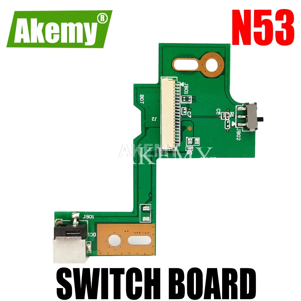 

For Asus DC POWER JACK N53SV N53 N53S N53J N53TA N53TK N53SM N53DA N53SL N53SN N53JG N53JN N53JF N53JQ SWITCH BOARD