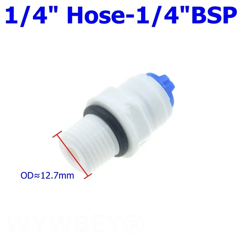 

WYWBEY Штуцер для водопроводной трубы 1/4", пластик