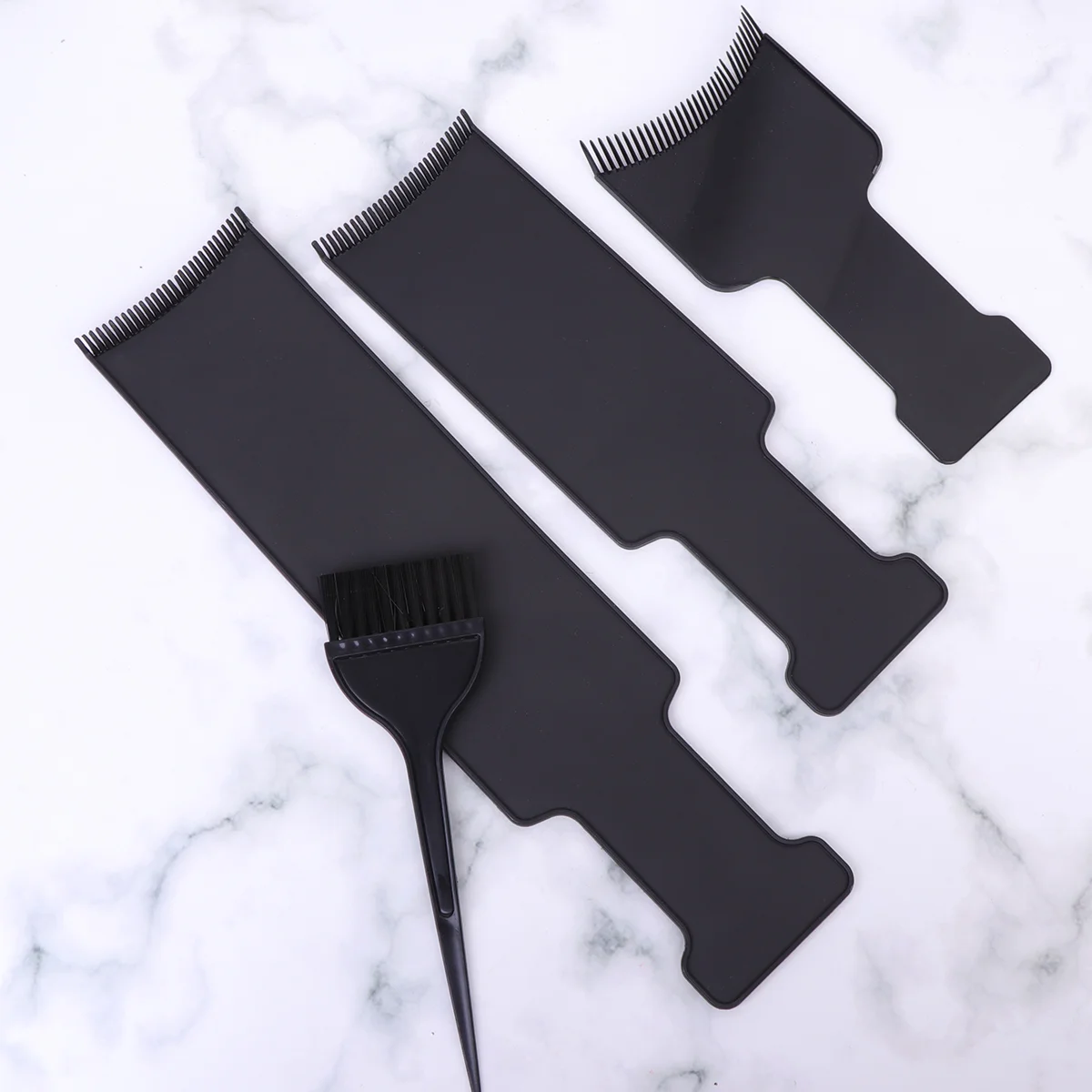 Мелирующая расческа с DIY краской для волос баланс парикмахерская оттенок кисть