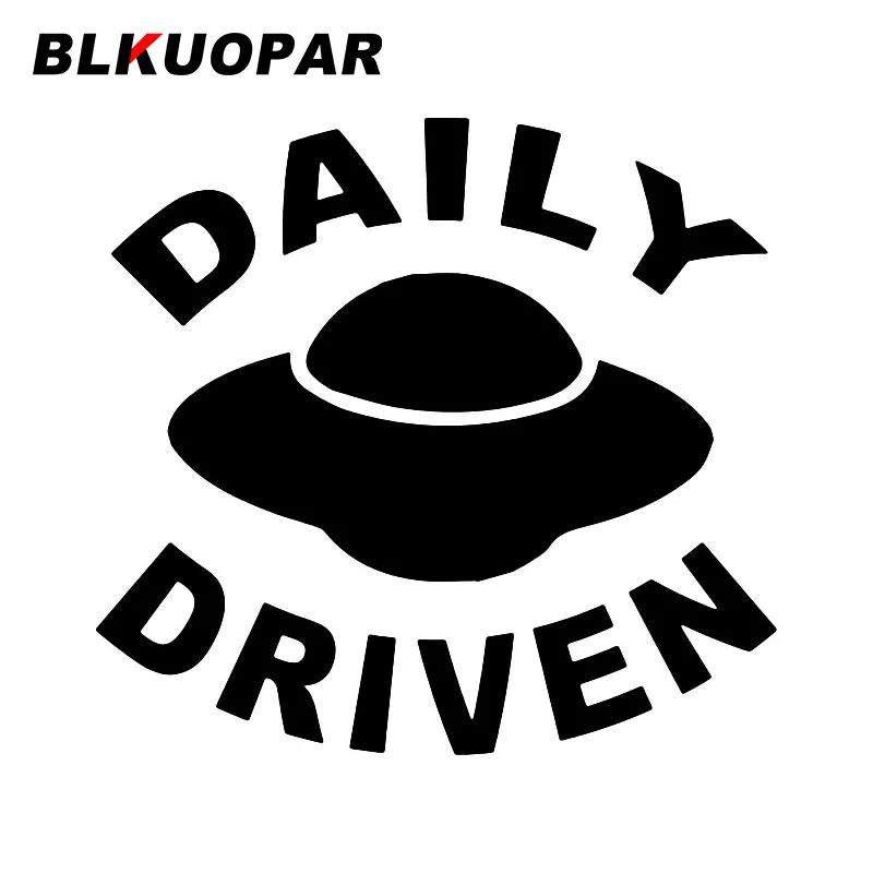 

BLKUOPAR ежедневный Nap НЛО инопланетяне наклейки для автомобиля JDM личность креативная наклейка защита от царапин солнцезащитное стекло график...