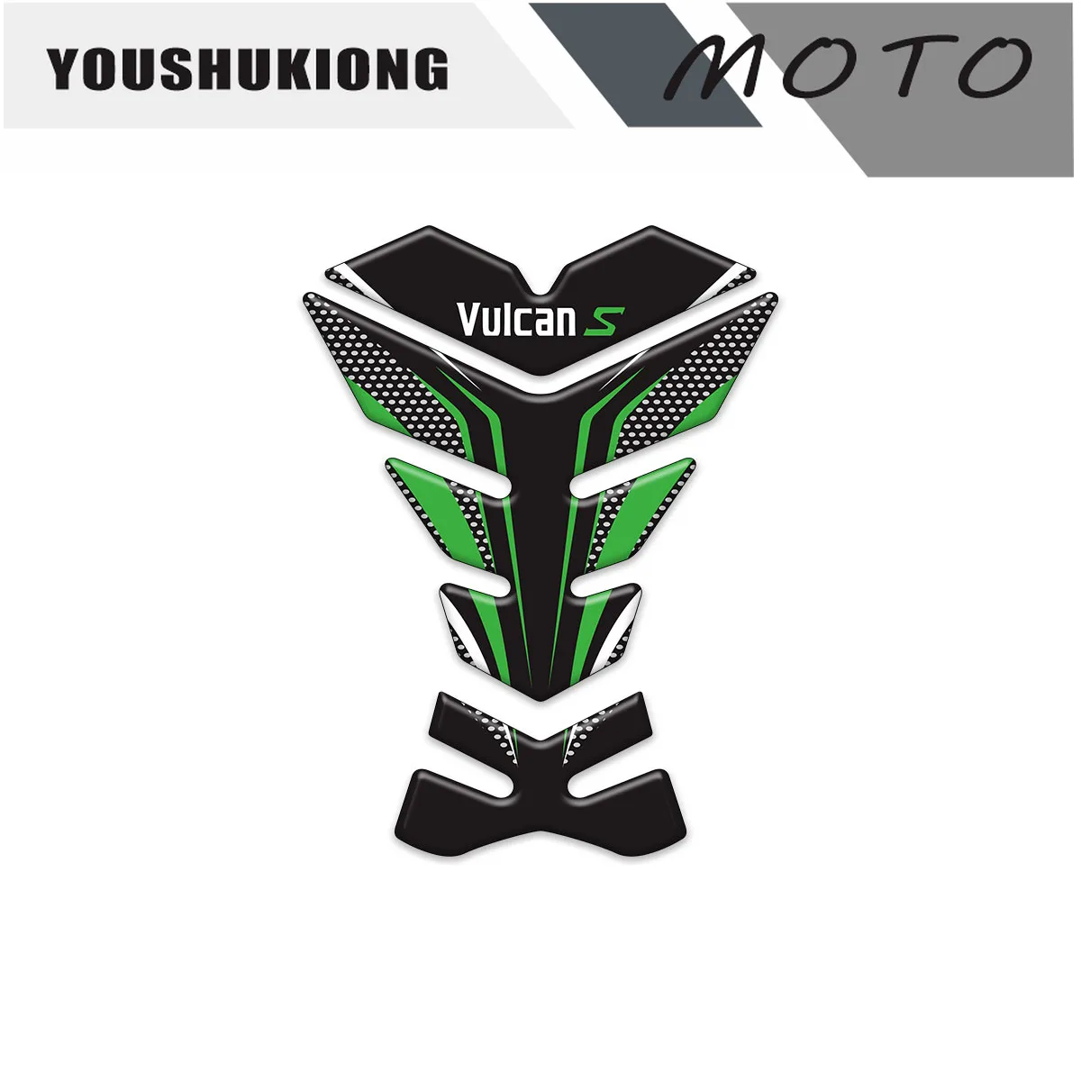 

3D Universal Motorcycle Tank Pad Protector Sticker Case For Kawasaki vulcans 650