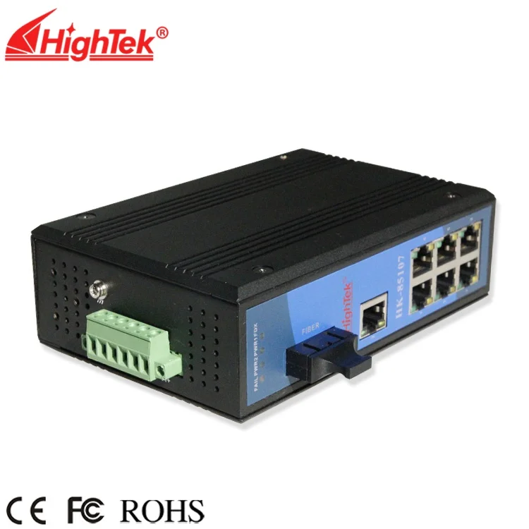 

Промышленный медиа-конвертер, 12 В, 7 портов, быстрый enthernet, оптоволоконный poe, неуправляемый коммутационный концентратор