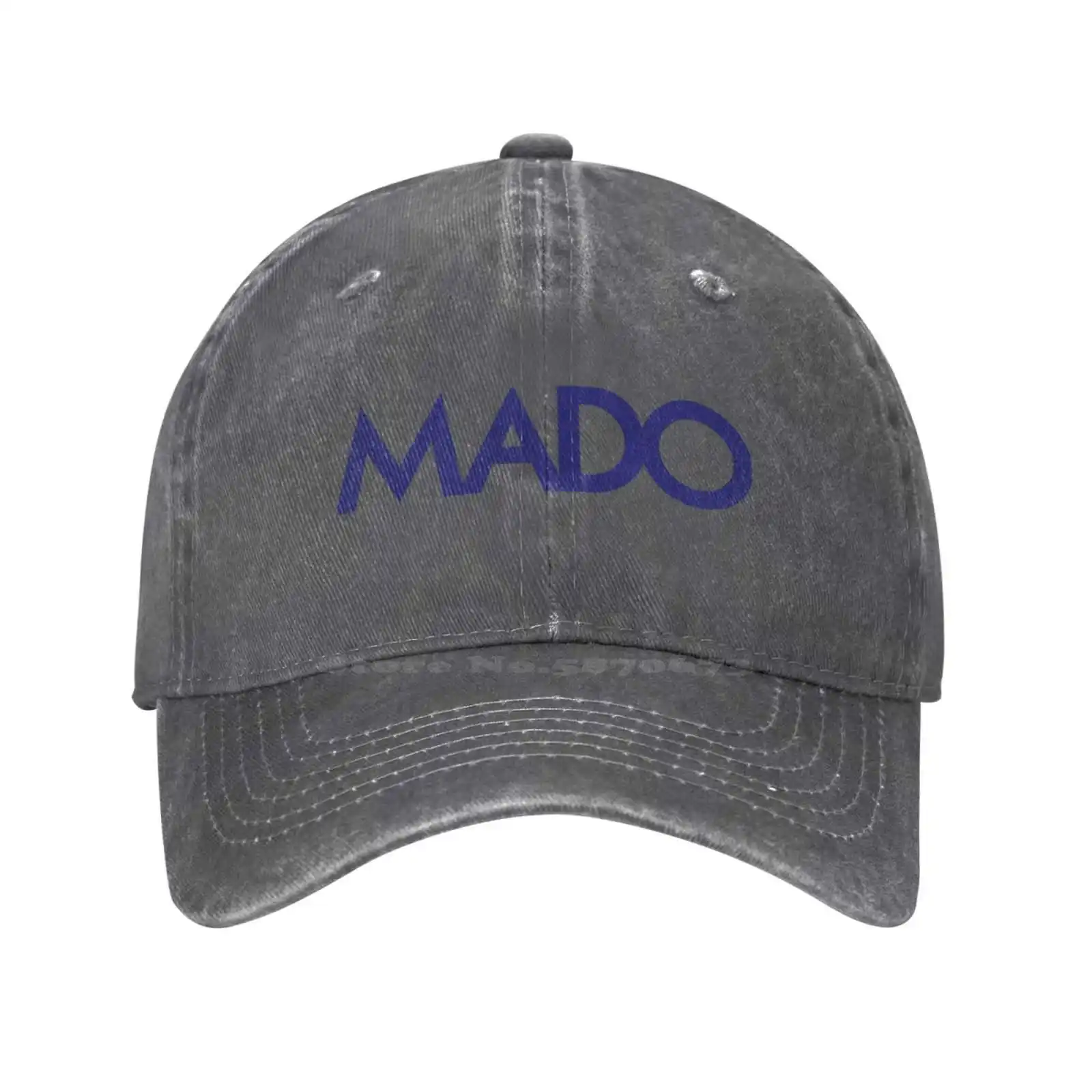 Фото Модная качественная джинсовая бейсболка с логотипом Mado №3
