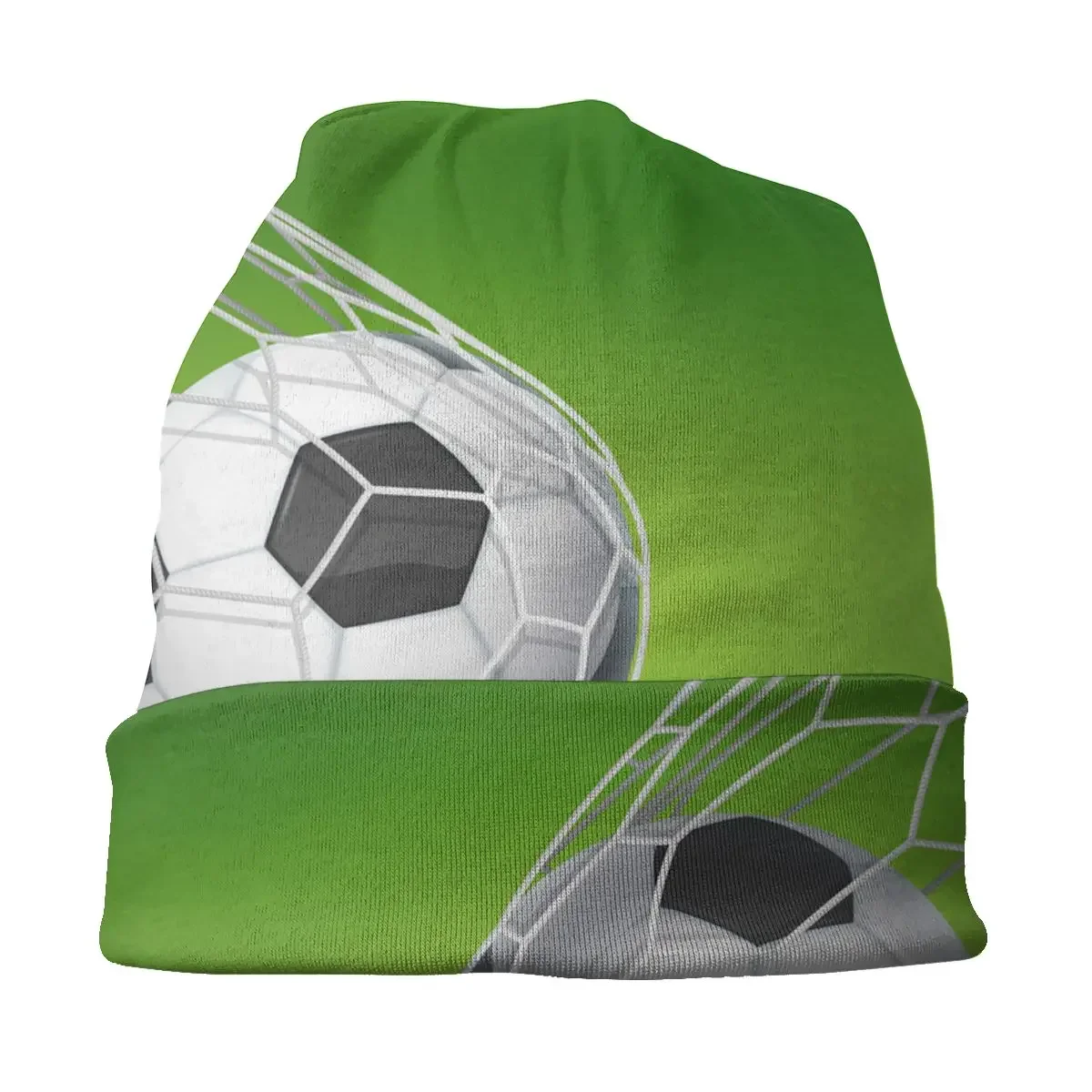 Футбол Капот Шапка Зеленые Мячи Спортивные Вязаные Шапки Хип-Хоп Открытый Skullies