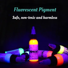 8Colors Fluorescent Tattoo Pigment Purple Light Professional Semi-Permanent Microblading Easy Coloring Body Makeup Inks 15ML