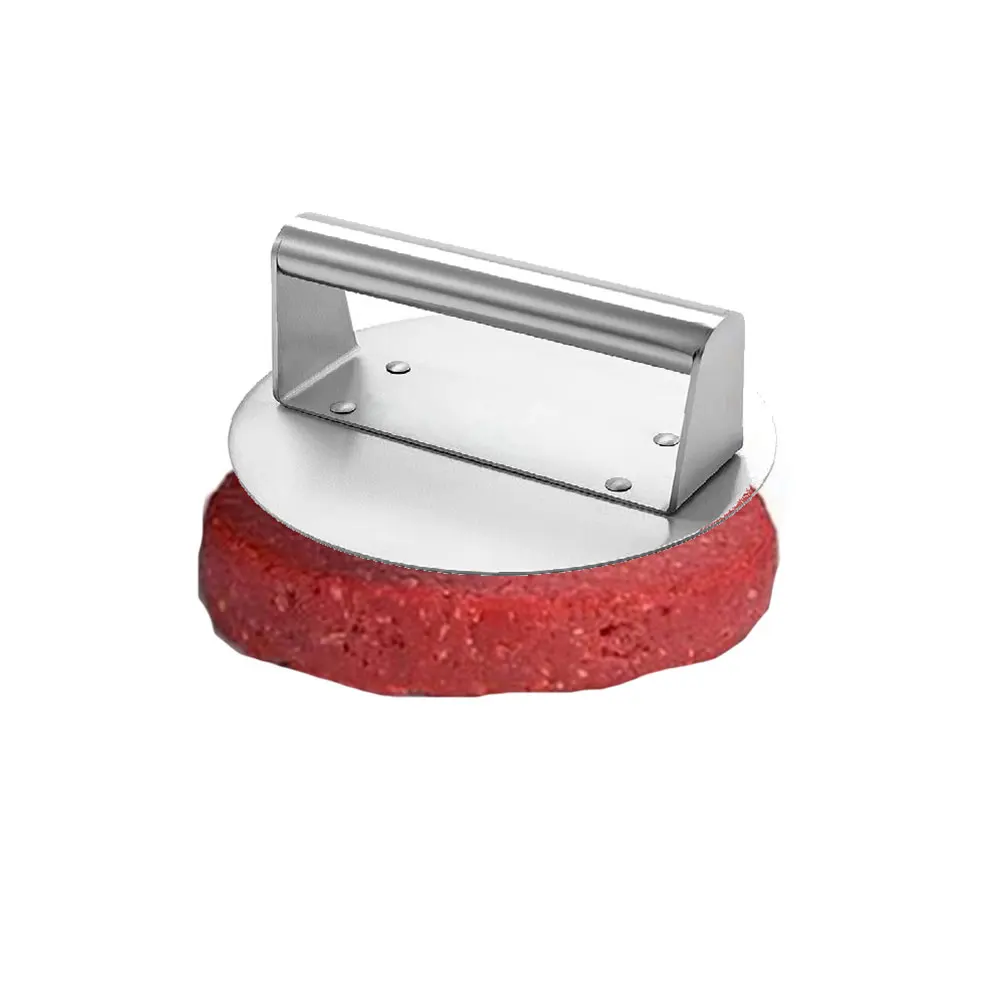 

Stainless Steel Maker Meat Metal Bacon Tool Pressing Griddle Iron Smashed Steak Pastry Press Round Non Stick Griddle Pans