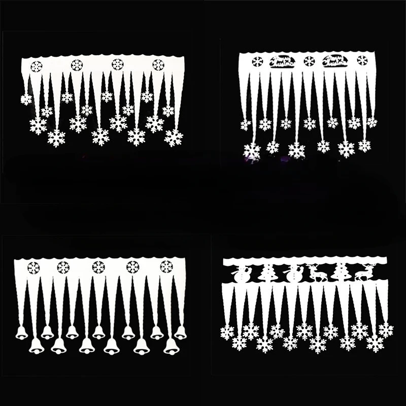 

Snowman Window Stickers Nativity Decor Snowman Clings Hotel Wall Clings Mall Glass Window Decoration Christmas Wall Decoration
