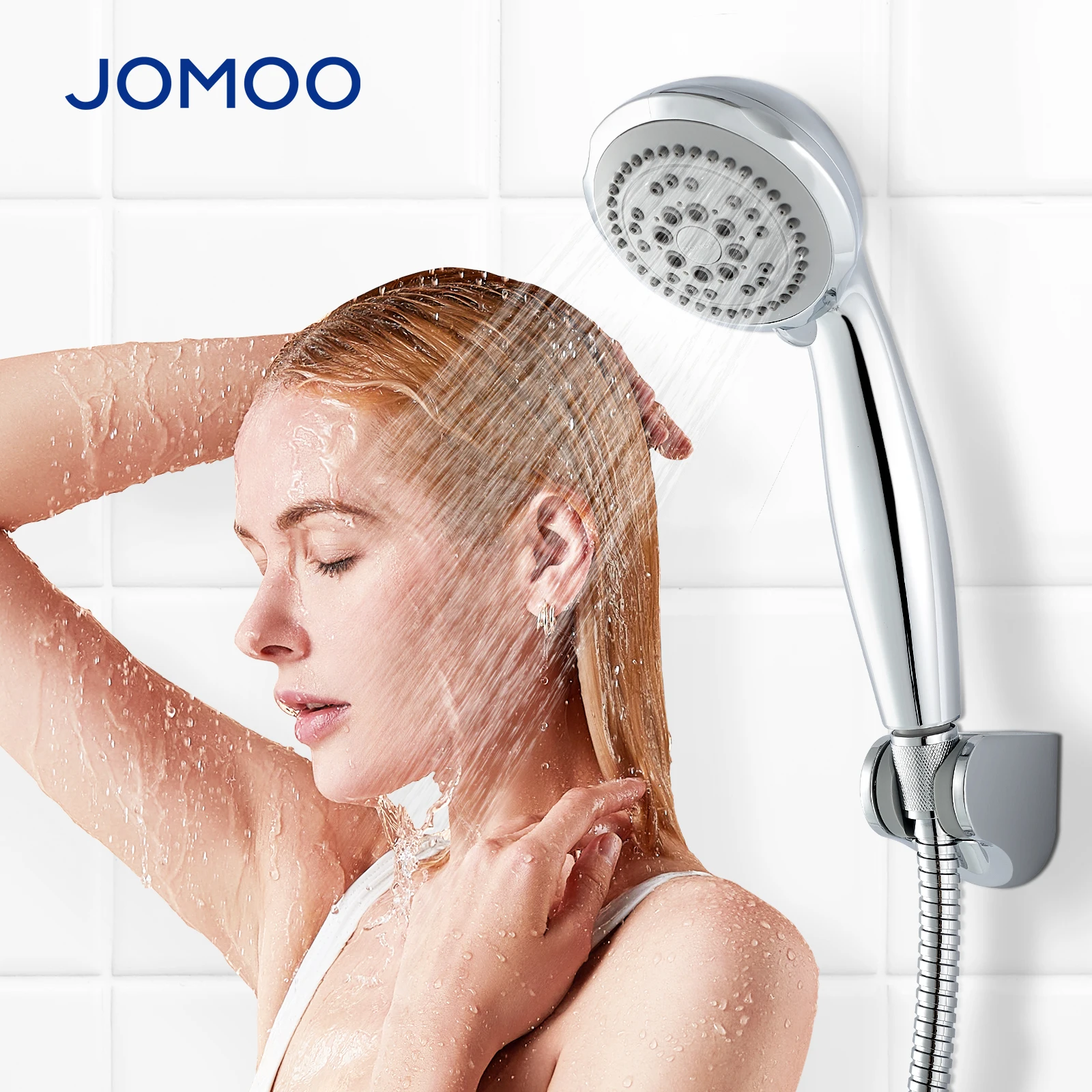 Душевая Насадка Высокого Давления Jomoo С 5 Режимами Массажа Регулируемая