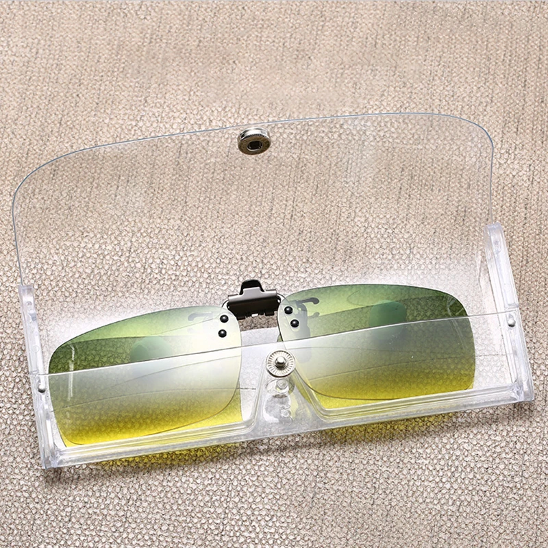 

1 Piece Of Transparent Pvc Presbyopic Glasses Case, Lightweight And Convenient Glasses Protective Cover, Glasses Accessories