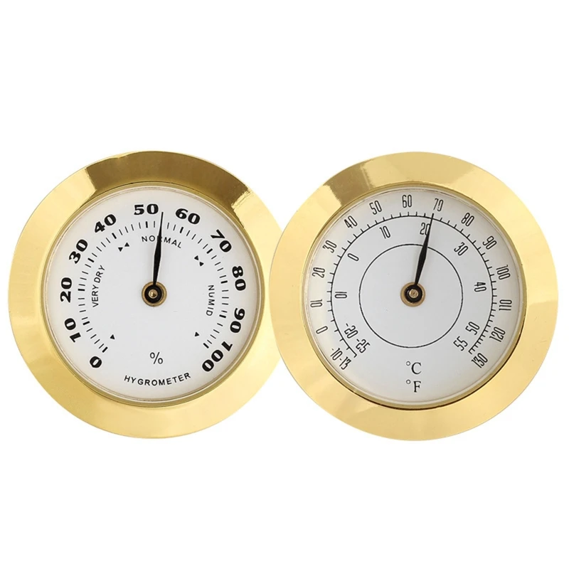 

Thermometer Hygrometer for Cigar Box Mechanical Movements No Battery Requirement