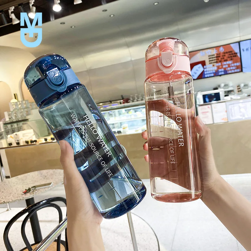 

Новая пластиковая бутылка для воды 780 мл для питья, портативная спортивная чашка для чая и кофе, кухонные принадлежности, детская бутылка дл...