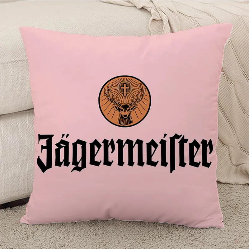 

Наволочка Jagermeister 45x45, чехлы для подушек для кровати, роскошная наволочка 60x60, украшение для дома, украшение для гостиной