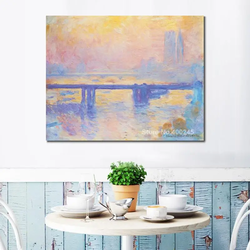 Картина на холсте Клод Моне масляная краска