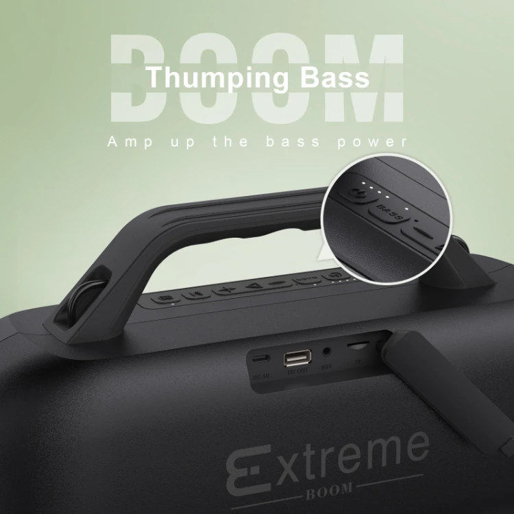 Фото Водонепроницаемый кальян DOSS IPX7 с Bluetooth-динамиком, 99 устройств, синхронизация с диагональю 15 дюймов, 40 Вт №3