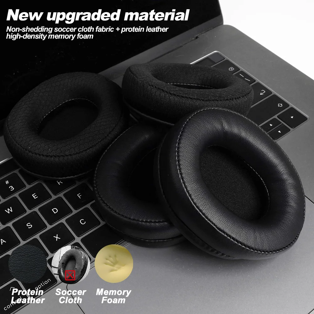 Фото Подушечки для наушников для Sennheiser HD457 HD447 HD497 HD202 HD203 HD212 HD65, сменные подушечки для телевизора, наушники с эффектом памяти №2