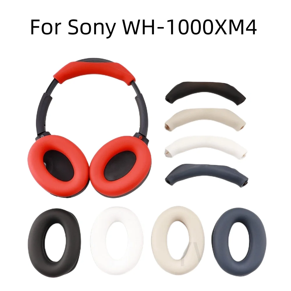 

Skin-friendly For Sony WH-1000XM4/WH-1000XM3/WH-1000XM2 Universal Design Earphone Case Silicon Protective Cover Accessories