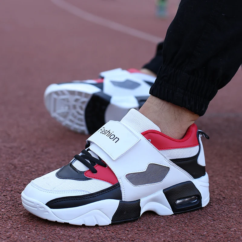 Breathable Mesh Air Cushion Sneakers Mens Casual Running Shoes Boys Comfortable Non-Slip Sport Shoes Women Shoes Unisex Sneakers