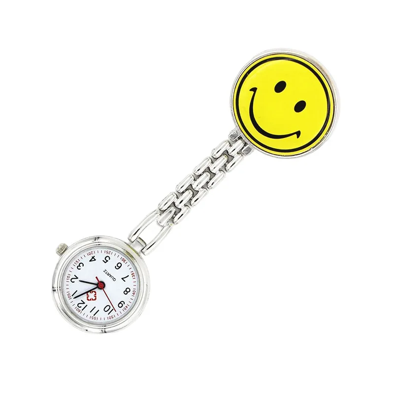 Pocket Nurse Watch Wall Watch Medical Equipment Business Gift New Smiling Face Watch Big Eye Nurse Watch Pocket  Fob Watches