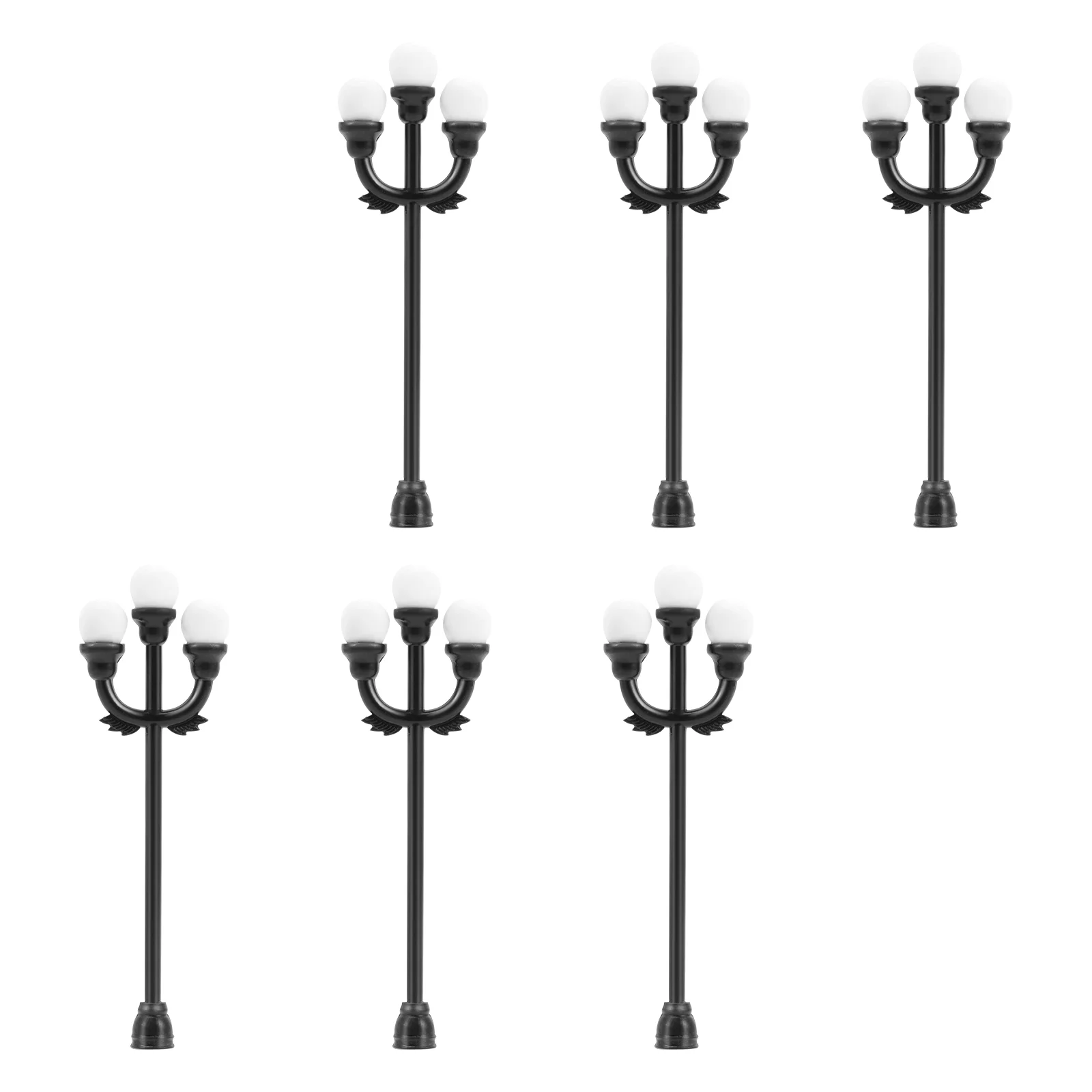 

6pcs Lights Miniature Street Lights Accessories