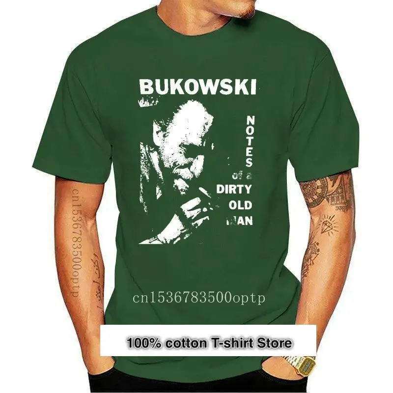 

Camiseta de Charles Bukowski, notas de un viejo sucio, nueva