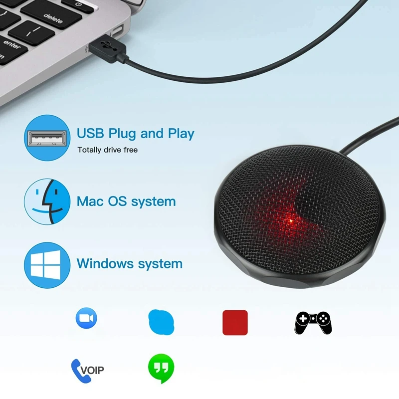 USB-микрофон для конференц-связи с функцией шумоподавления |