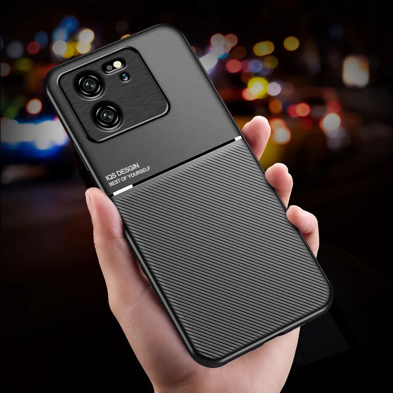 Фото Чехол для телефона Redmi K60 Ultra, ультратонкий кожаный чехол с магнитной текстурой Xiaomi K60 K60E/Redmi K40 K50 K50 Ultra K40 Pro Portada №2