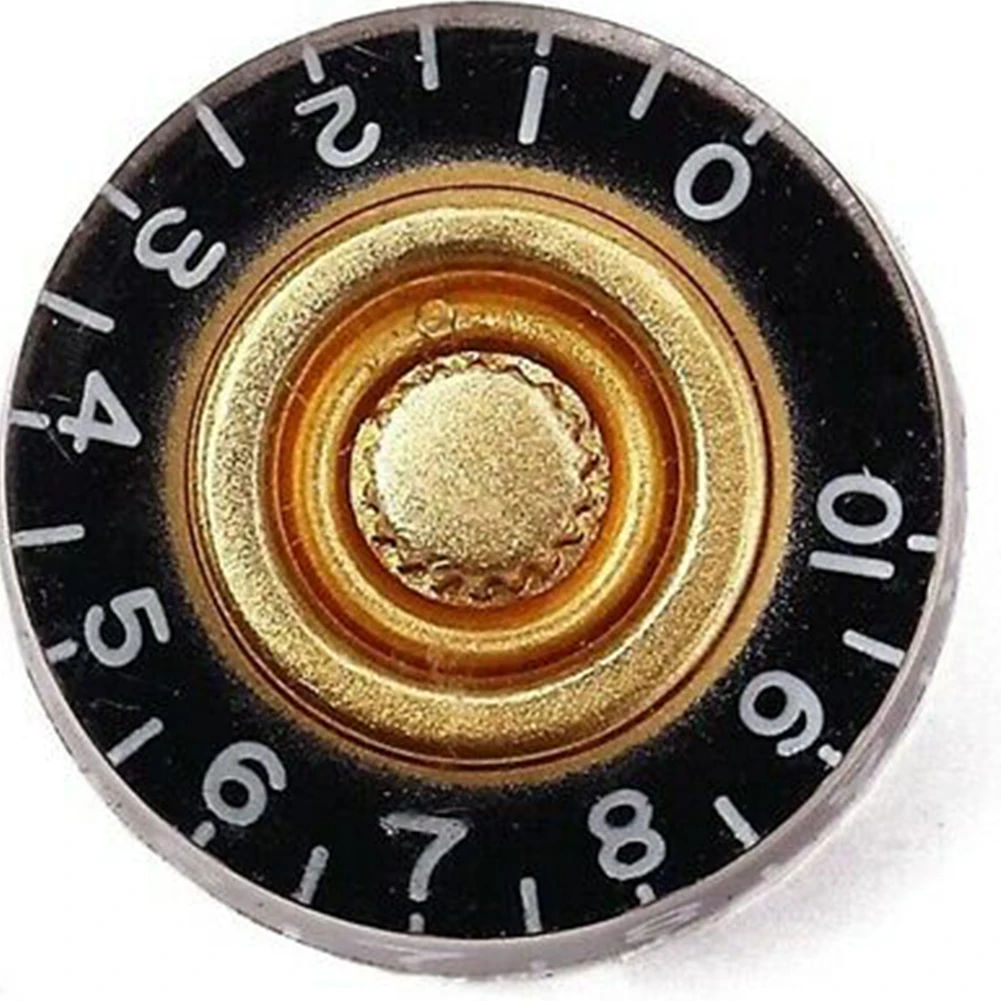 

Volume Guitar Knobs Speed Control Accessories Knob LP Guitars Music Plastic Replacement Black Gold For Les Paul