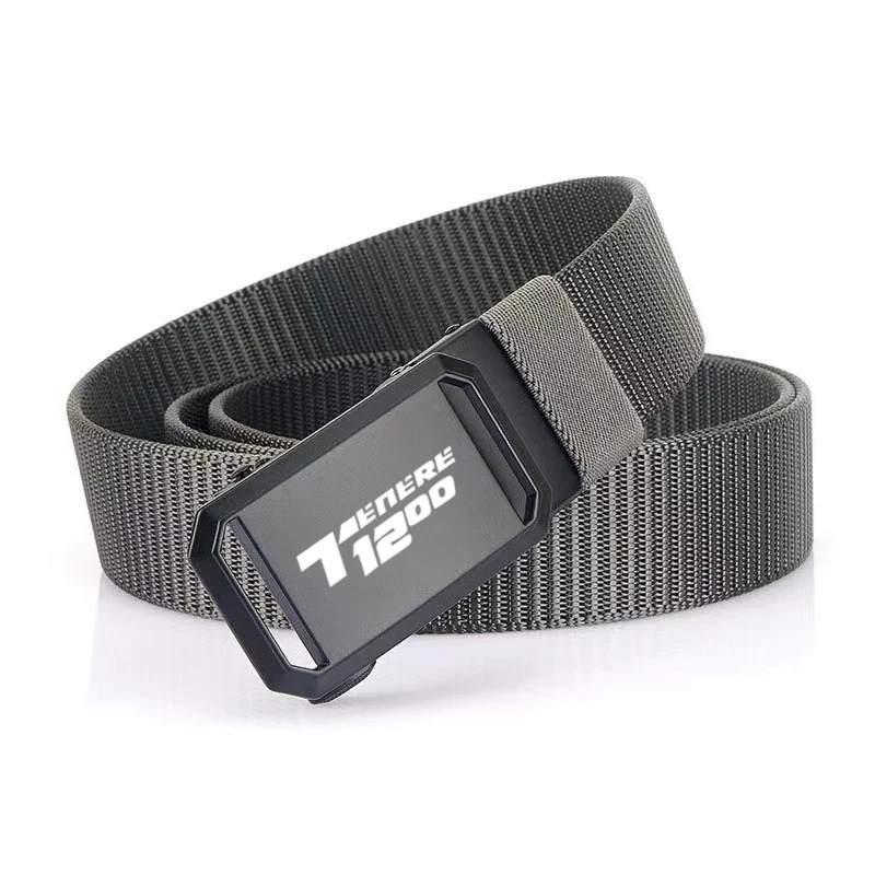 

Motorcycle Elastic Men Belt Outdoor Working Tactical Belts For Yamaha Super Tenere 1200 XT1200Z Custom Metal Buckle Waist Belt