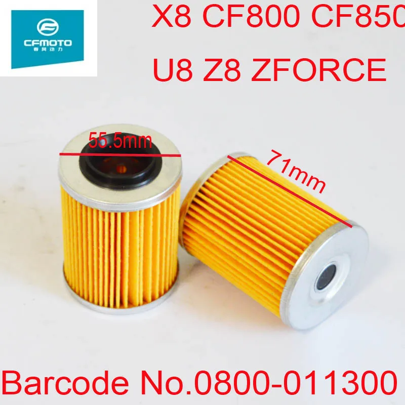 CFMOTO X8 CF800 CF850 U8 Z8 ATV UTV filtro de aceite del motor CF MOTO piezas 0800-011300 envío gratis