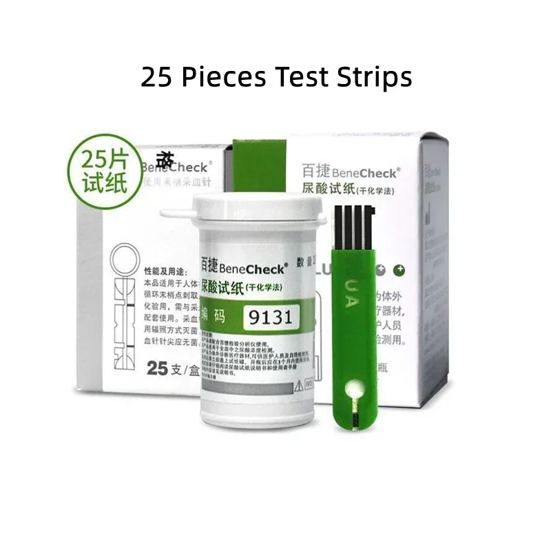 10/25 шт. тест-полоски и Ланцеты для мочевой кислоты