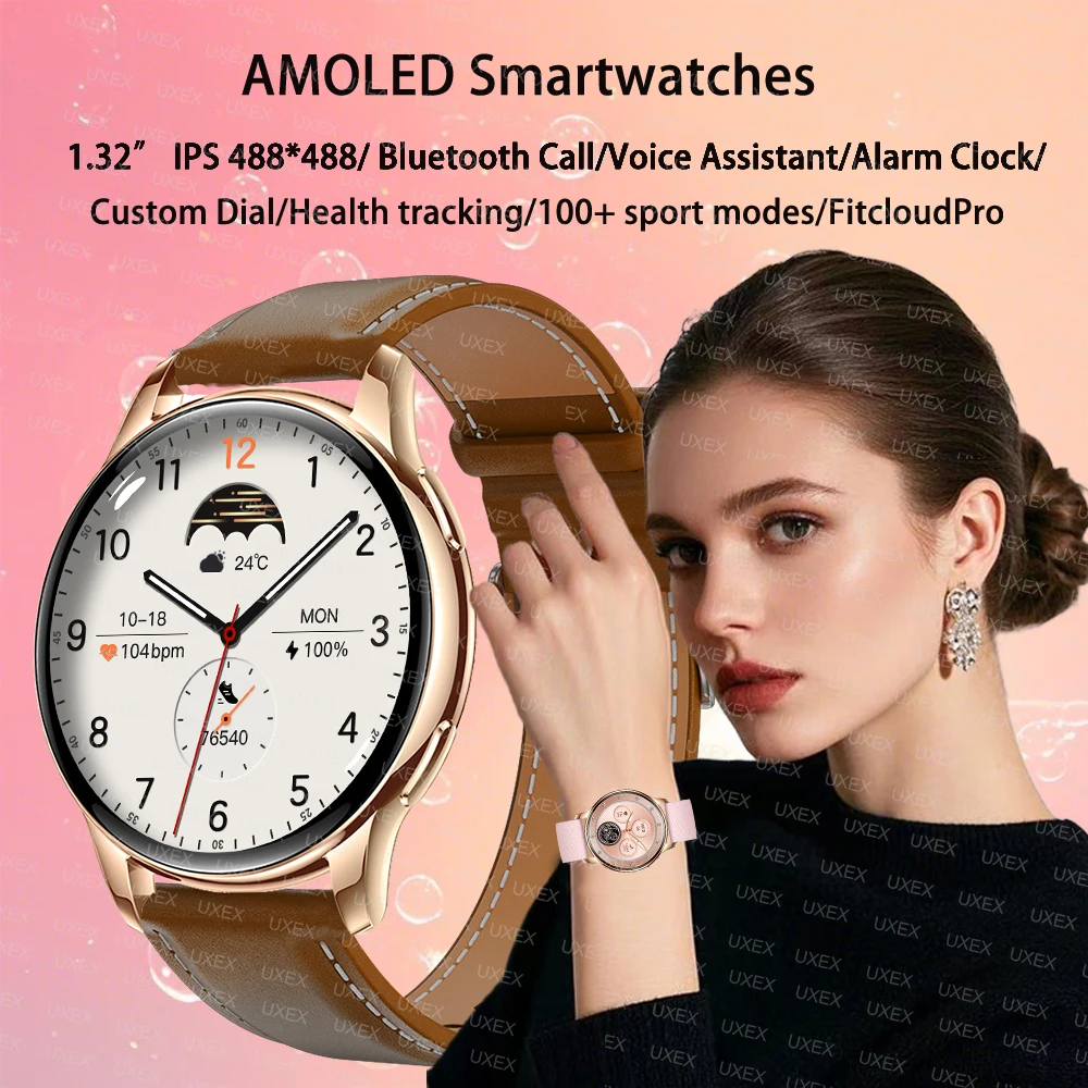 Умные часы NoEnName_Null AMOLED для женщин