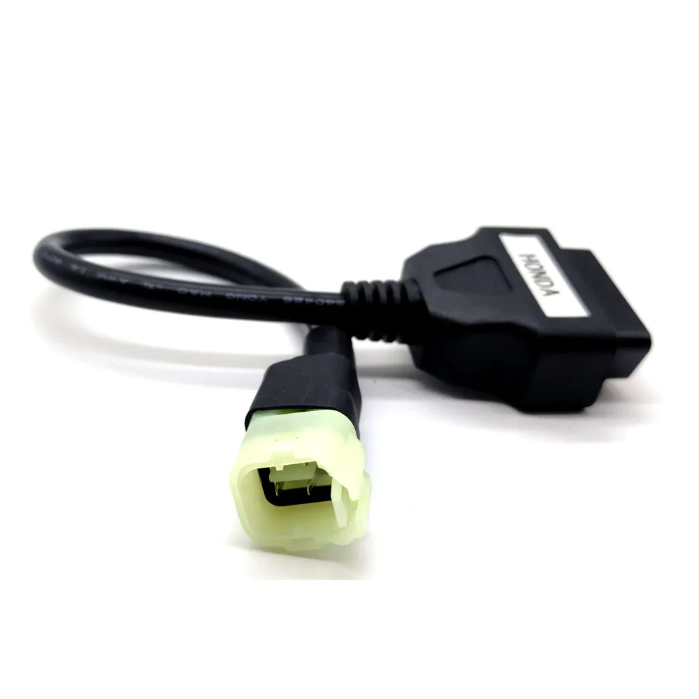 OBD Motorcycle Cable For Honda 4 Pin/6pin Plug Diagnostic 4Pin to OBD2 16 pin Adapter Best Price |