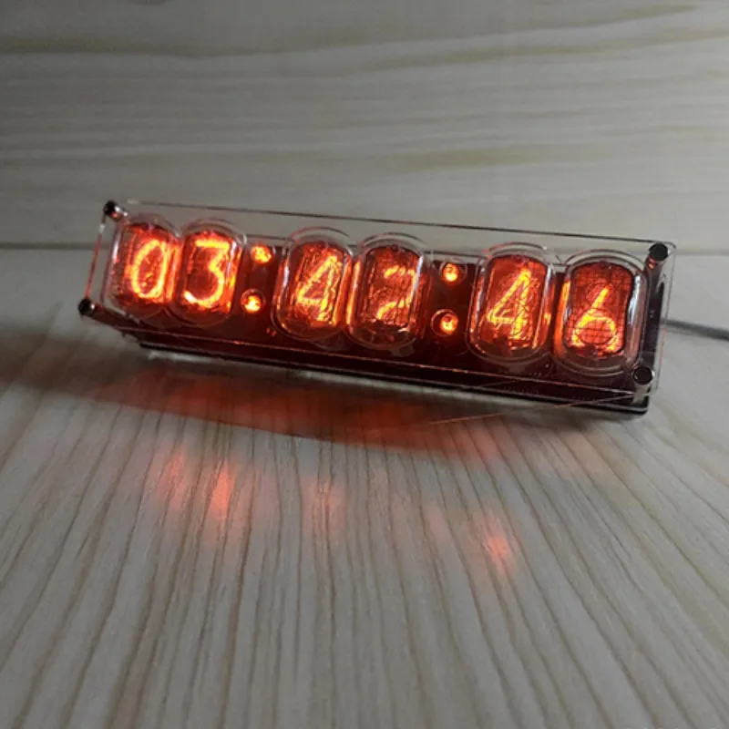6-битные часы со светящейся трубкой IN-12 IN12 nixie
