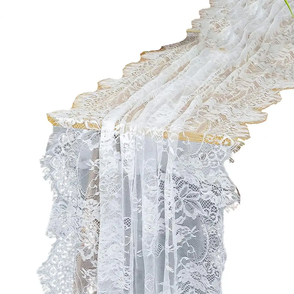 

Кружевная дорожка для стола цветочный принт полиэстер/хлопок