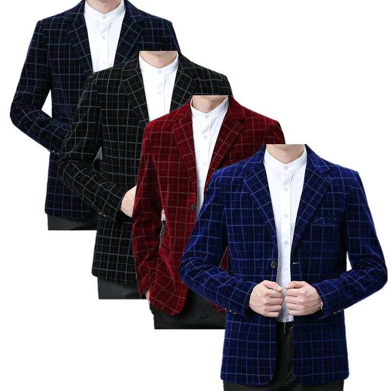 Новинка мужское Золотое брикет черное/синее модное роскошное Деловое платье для