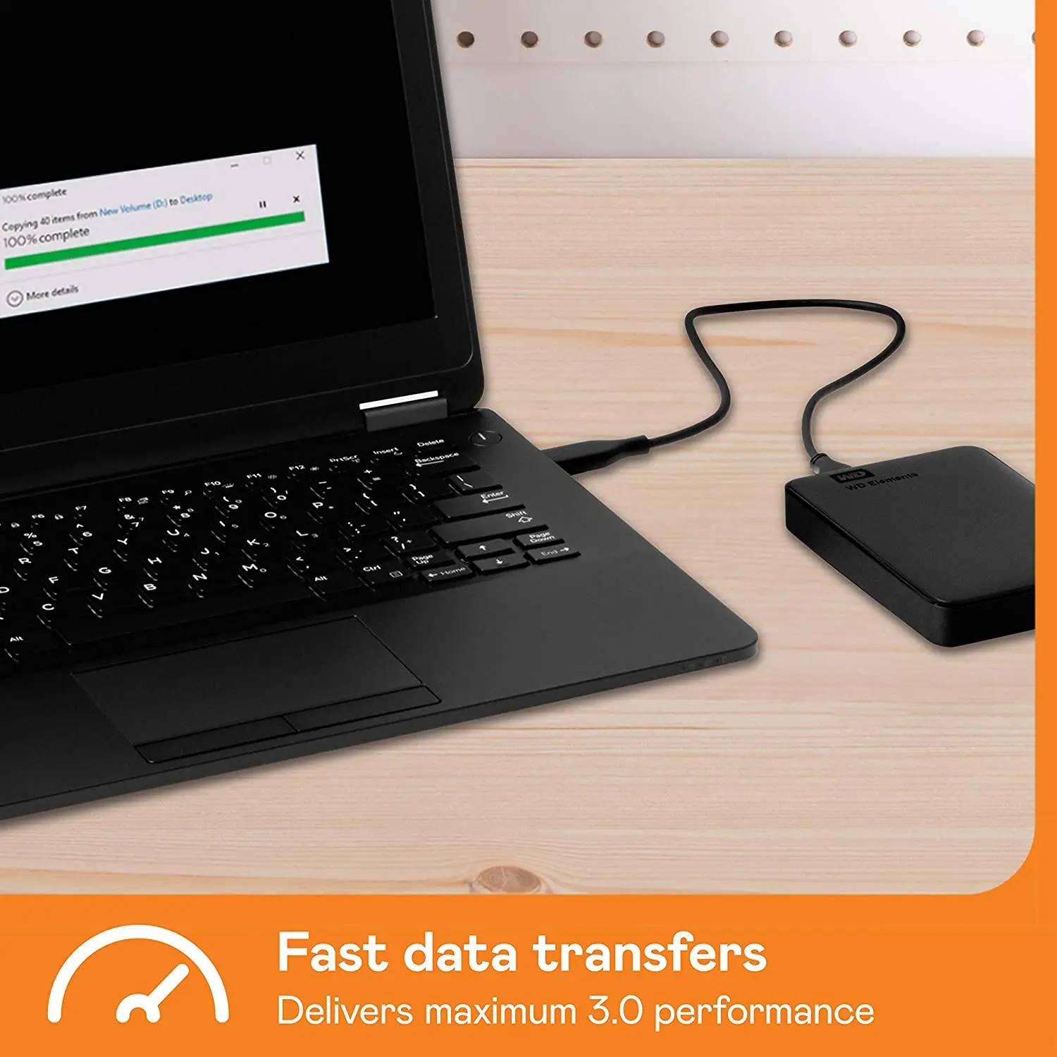 Внешний жесткий диск Western Digital WD Elements 5 ТБ 3 дюйма USB портативный внешний 4 2 1 для