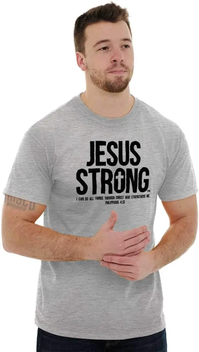 Футболка с надписью Strong Philippians 4:13 для мужчин и женщин