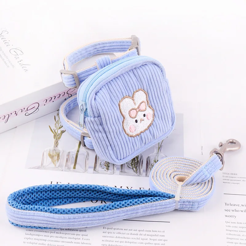 

Dog Traction Rope Vest Backpack Teddy Small Dog Bixiongbo Breast Strap Dog Walking Rope Dog Chain