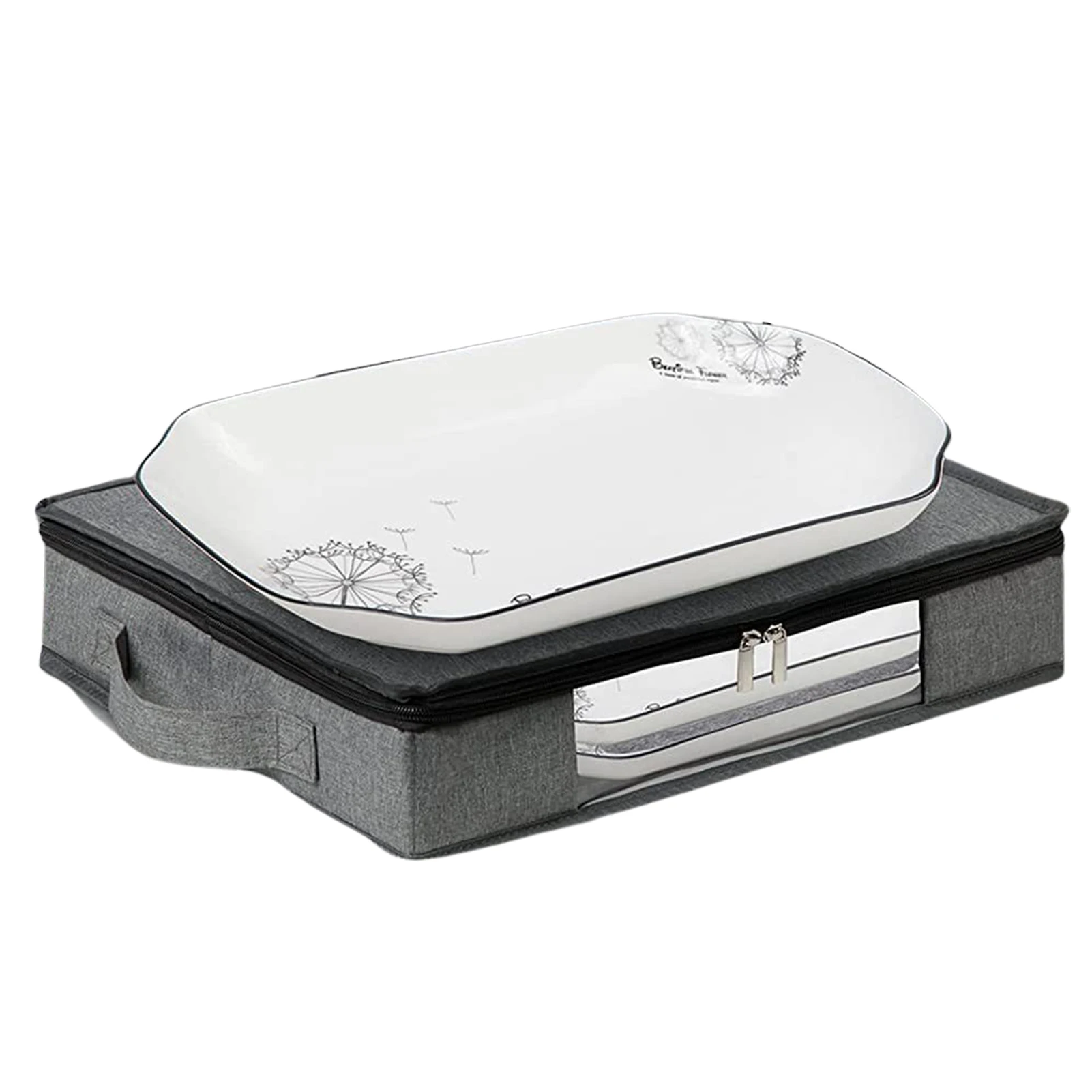 

Platter Storage Case 17 X 13 X 3 In China Storage Containers Chopsticks Storage Bag For Plates Cup Mugs Flatware